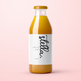 Modern hinzufügen Produktname hinzufügen Alkoholflaschenetikett