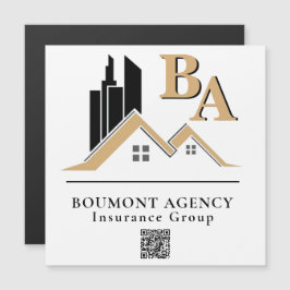 Modern hinzufügen Sie Ihr eigenes Logo Beruflich B Magnetkarte