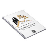 Modern hinzufügen Sie Ihr eigenes Logo Beruflich B Notizblock (Rechte Seite)