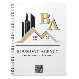 Modern hinzufügen Sie Ihr eigenes Logo Beruflich B Notizblock