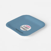 Modern hinzufügen Sie Ihr Logo Promo individuell a Pappteller (Gewinkelt)