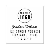 Modern hinzufügen Sie Ihr Logo-Skript und Ihre fet Permastempel (Design)