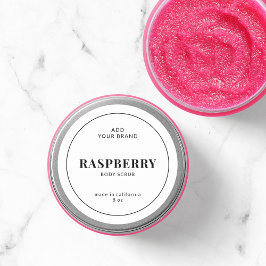 Modern hinzufügen Sie Ihr Markenzeichen Black Bord Runder Aufkleber