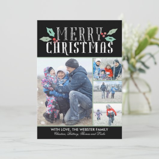 Modern Holdings 4 Foto Weihnachten (Stehend Vorderseite)