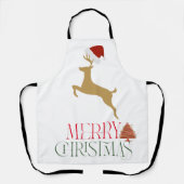 Modern Holiday Christmas Schürze (Vorderseite)