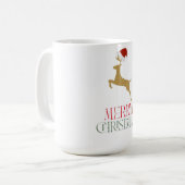 Modern Holiday Coffee Mugs Christmas Kaffeetasse (Vorderseite Links)