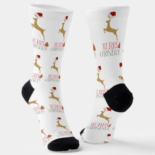 Modern Holiday  Socks Christmas Socken (Gewinkelt)