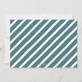 Modern Holly Jolly Foto Collage Weihnachten Aquama (Rückseite)