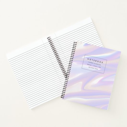 Modern Holographic Notebook Notizblock (Innenseite)