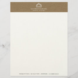 Modern Home Design | Abstract Logo Briefbogen