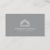 Modern Home Design Custom Abstract Logo Visitenkarte (Vorderseite)