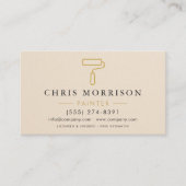 Modern Home House Painter Contractor QR Code Visitenkarte (Vorderseite)