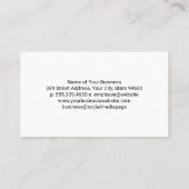 Modern Home Logo | Property Repair Visitenkarte (Rückseite)