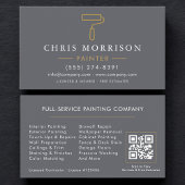 Modern Home Painter Contractor QR Code Visitenkarte