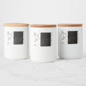 Modern Homemade Lemon Jam Label Lebensmitteletikett (Flaschen)