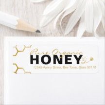 Modern Honey Bees Gold Honeycomb