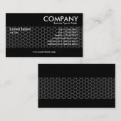 Modern - Honeycomb Dark Visitenkarte (Vorne/Hinten)