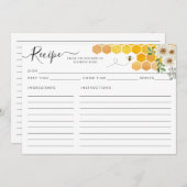 Modern Honigwabenkarte (Vorne/Hinten)