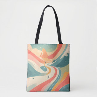 Modern Hot Look at Snow Mountain Paradise Fun Tasche