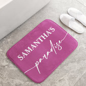 Modern Hot Pink Bath Mat Badematte