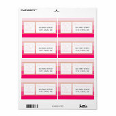 Modern Hot Pink & Gold 50 und fabelhafter Geburtst (Vorne)