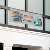 Modern House Cleaning Maid Service Housekeeping Banner (Äußeres Gebäude)