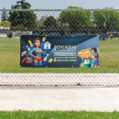 Modern House Cleaning Maid Service Housekeeping Banner (Insitu)