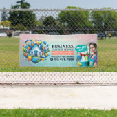 Modern House Cleaning Maid Service Housekeeping Banner (Insitu)