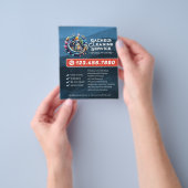 Modern House Cleaning Maid Service Housekeeping Flyer (Gruppe)