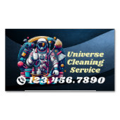 Modern House Cleaning Maid Service Housekeeping Magnetische Visitenkarte (Vorderseite)