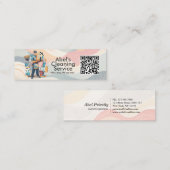 Modern House Cleaning Maid Service Housekeeping Mini Visitenkarte (Vorne/Hinten)