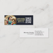Modern House Cleaning Maid Service Housekeeping Mini Visitenkarte (Vorne/Hinten)