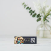 Modern House Cleaning Maid Service Housekeeping Mini Visitenkarte (Stehend Vorderseite)