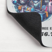Modern House Cleaning Maid Service Housekeeping Mousepad (Ecke)