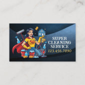 Modern House Cleaning Maid Service Housekeeping Visitenkarte (Vorderseite)