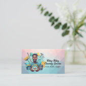 Modern House Cleaning Maid Service Housekeeping Visitenkarte (Stehend Vorderseite)