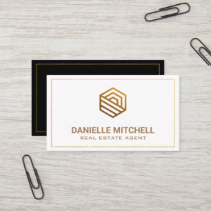 Modern House Logo Corporate Business Card Visitenkarte