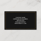 Modern House Logo | Corporate Business Card Visitenkarte (Rückseite)