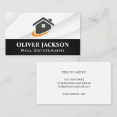 Modern House Real Anwesen Logo Visitenkarte (Vorne/Hinten)