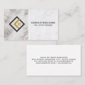 Modern House Realtor-Logo Terminkarte (Vorne/Hinten)