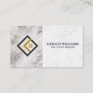 Modern House Realtor-Logo Terminkarte