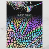 Modern Housekeeping House Cleaning Maid Janitor Flyer (Hinten)