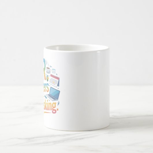 Modern HR Master of Multitasking Mug Design Kaffeetasse (Mittel)