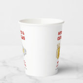 Modern Huggies Chuggies Beer Diaper Baby Shower  Pappbecher (Links)