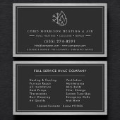 Modern HVAC Technician QR Code Visitenkarte