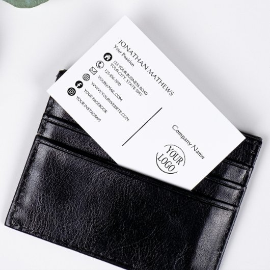 Modern I einfach Visitenkarte