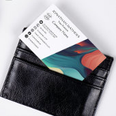 Modern I farbig Abstrakt Visitenkarte