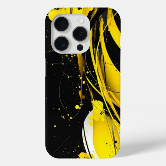 Modern i phone Square Mustard Gelbe Tones Case-Mate iPhone Hülle (Rückseite)