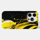 Modern i phone Square Mustard Gelbe Tones Case-Mate iPhone Hülle (Rückseite (Horizontal))
