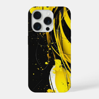 Modern i phone Square Mustard Gelbe Tones iPhone 15 Pro Hülle